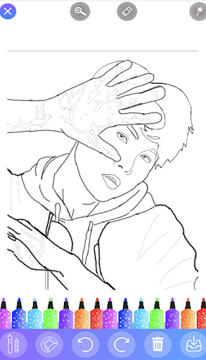 BTS-Jungkook Coloring Book