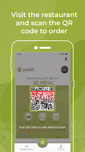peAR - The AR Menu App Screenshot