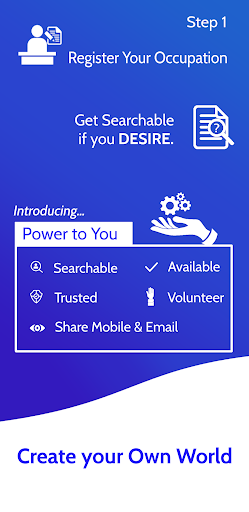 Android application Connect screenshort