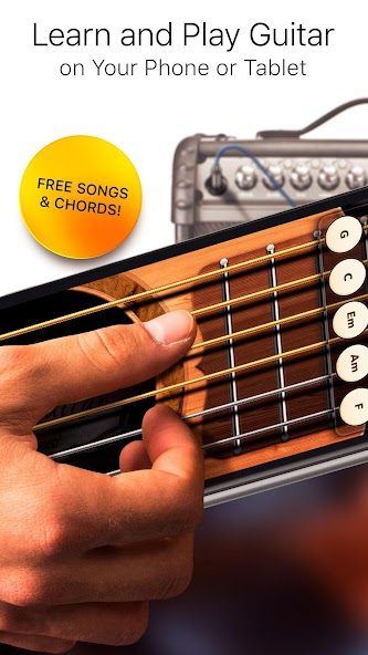 Real Guitar Free - Chords, Tabs & Simulator Games 3.40.3 APK + Mod (Unlimited money) إلى عن على ذكري المظهر