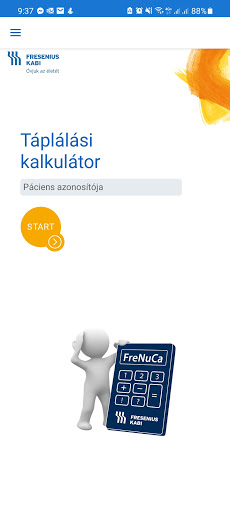 Android application FreNuCa screenshort