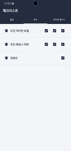 로첵 - 로스트아크 숙제관리 Screen 3