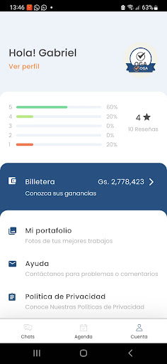 OGA profesionales Screen 2