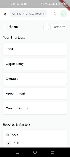 Mwananchi Credit OTG Screen 2