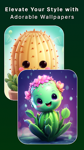 4K Kawaii Cute Cactus Wallpapers HD::Appstore for Android