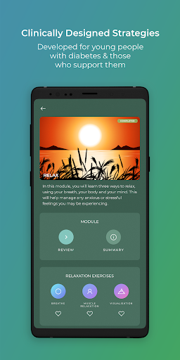 Android application Lift: Thriving with Diabetes screenshort