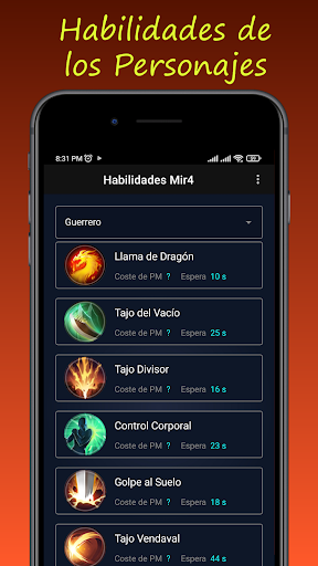 Habilidades Mir4 Screen 3