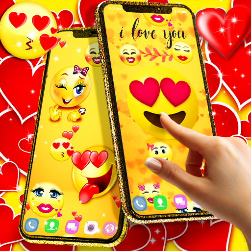 Emoji love live wallpaper  Icon