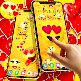 Emoji love live wallpaper icon