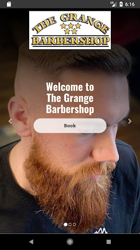 Android application The Grange Barbershop screenshort
