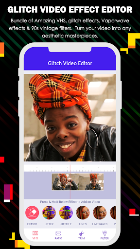 Android application Glitch Video Effects - Editor screenshort