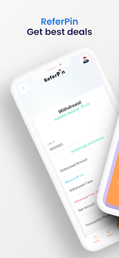Android application ReferPin screenshort