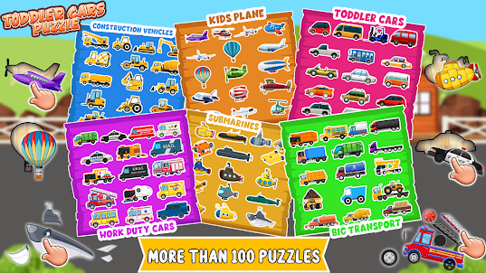 Toddler Cars Jigsaw Puzzles