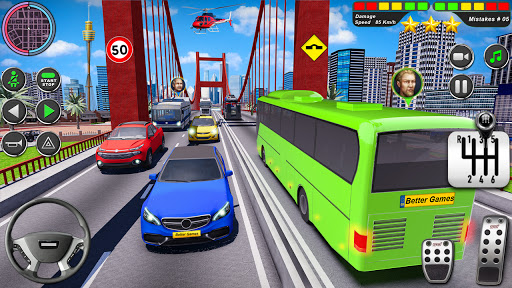 Bus Driving Simulator Games : Coach Parking School 2.0 screenshots 4