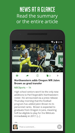Screenshot of College Football News & Scores