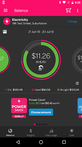 Android application Powershop AU screenshort