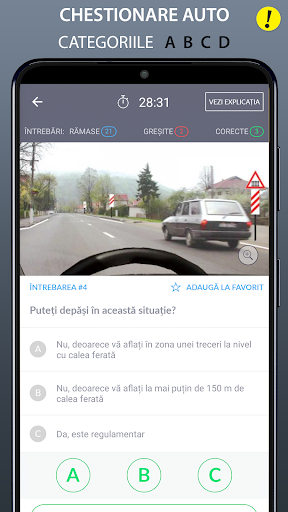 Android application Chestionare Auto 2024 screenshort