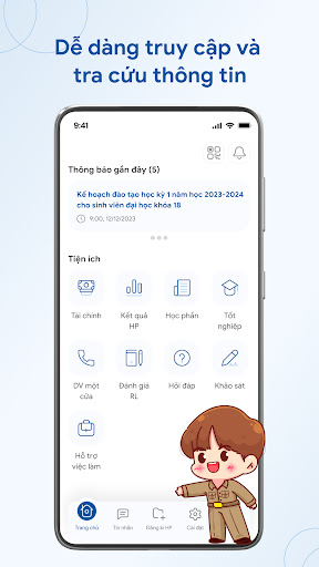MyHaUI Screen 2
