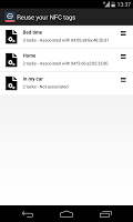 screenshot of NFC Tools Plugin : Reuse Tag