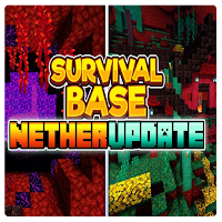 Nether Survival Base -  Survival Maps For MCPE