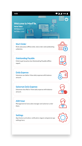 Android application MaxFile screenshort