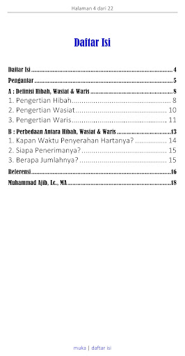 Perbedaan Hibah Wasiat & Waris Screen 2