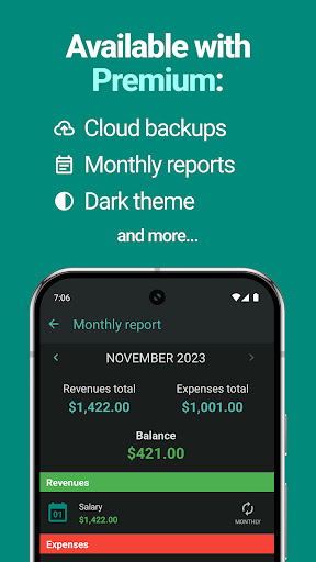 Screenshot of EasyBudget - Budget planning