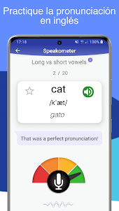 Speakometer - Inglés AI Acento