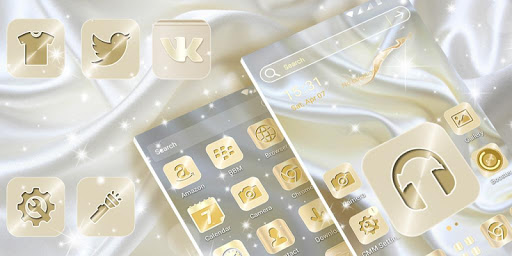 Silk Milky White Theme Screen 2