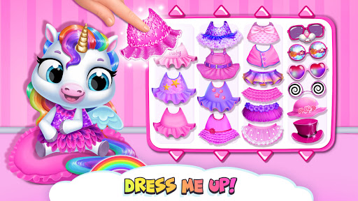My Baby Unicorn - Virtual Pony Pet Care & Dress Up screenshots 2
