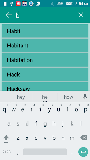 English to Kannada Dictionary Screen 2