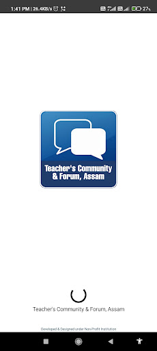 Android application Teacher's Community, Assam screenshort