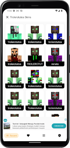 Trolerotutos Skins for MCPE Screen 2