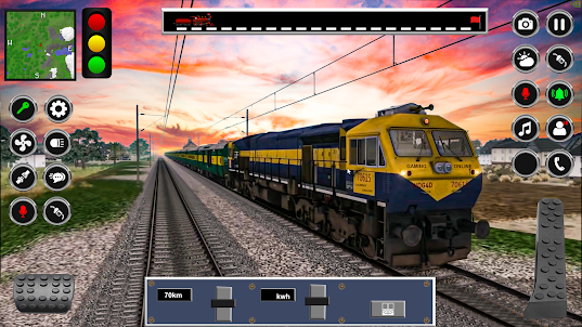 Indian train simulator game
