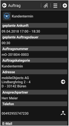 mobileServiceManager Screen 2