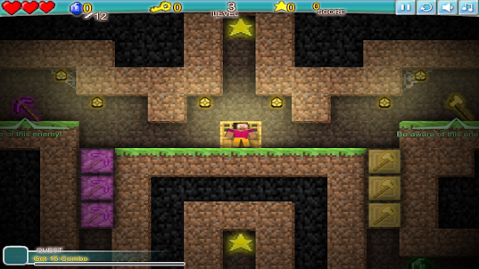 Mine Caves, Puzzle-arcade Game