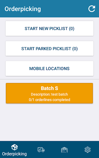 Android application Sherpa Warehouse screenshort