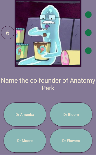 R & M Ultimate Character Quiz Screen 2