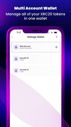 Screenshot of XSwap Wallet