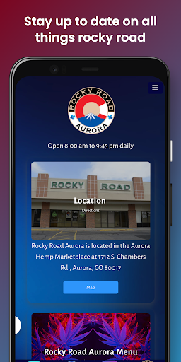 Android application Rocky Road Aurora screenshort