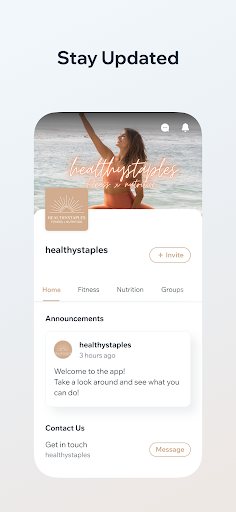 Screenshot of Healthy Staples