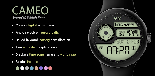 Cameo Digital Watch Face Screen 2