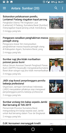 Koran Sumbar : Berita Sumatera Screen 3