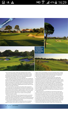 Golf Australia Screen 2
