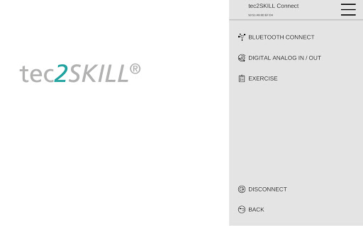 tec2SKILL Connect Screen 3