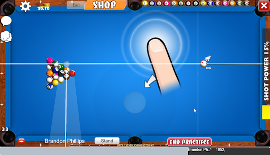 Flash 8-Ball Pool Game Screenshot