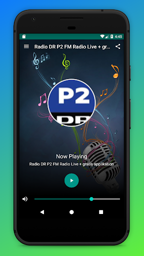 Android application DR Radio P2 App Danmark FM screenshort