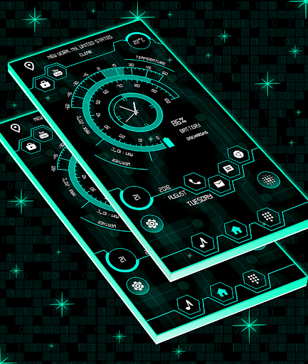 Strip hi-tech launcher 3 Screen 2