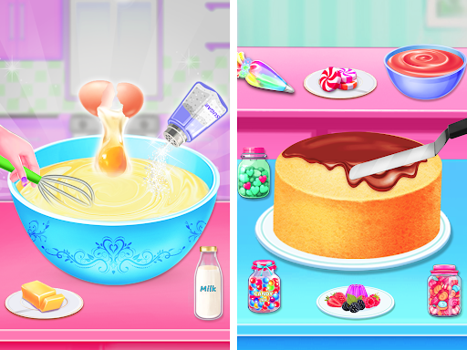 Android application Cake Maker: Donut Cooking Game screenshort
