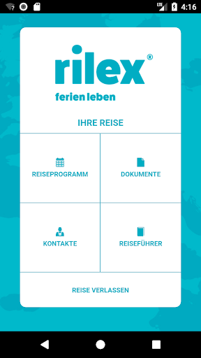 Android application rilex screenshort